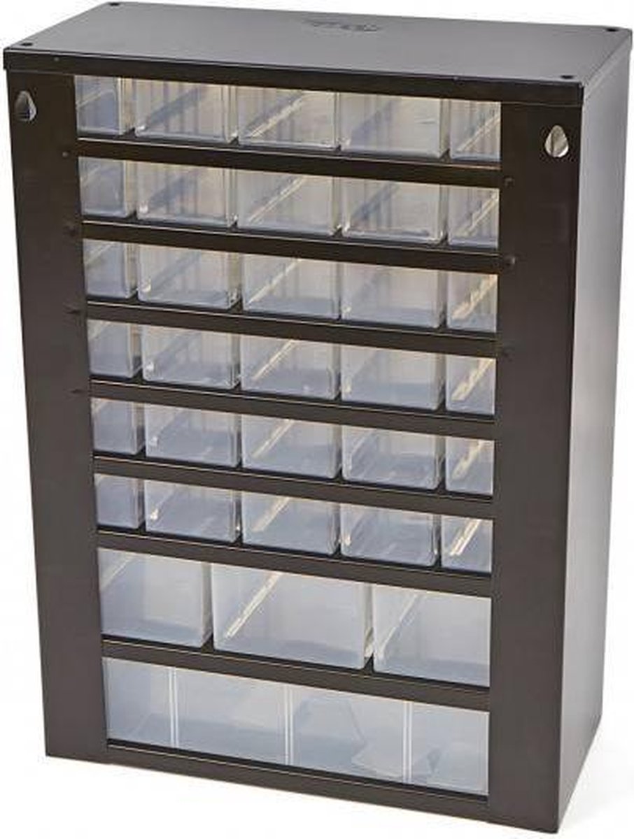 Raaco Ladekast Met 34 Laden C9-34 - Zwart