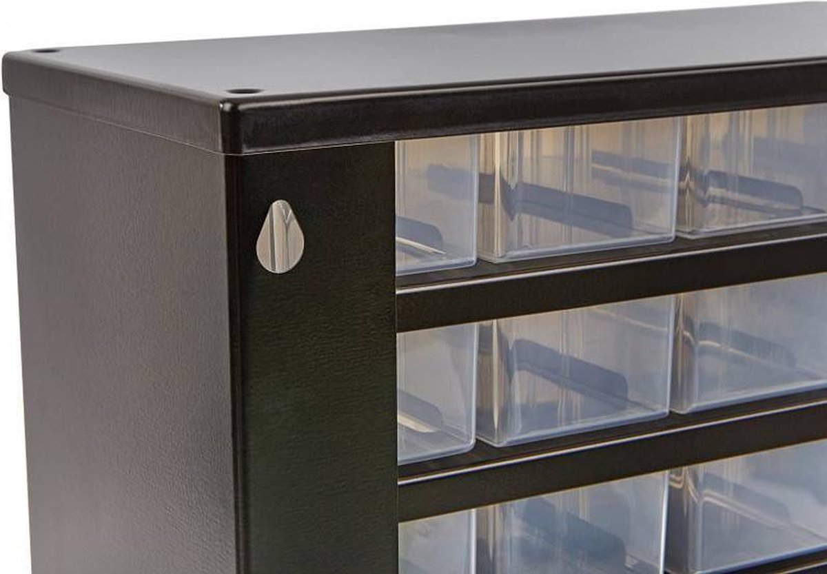 Raaco Ladekast Met 34 Laden C9-34 - Zwart