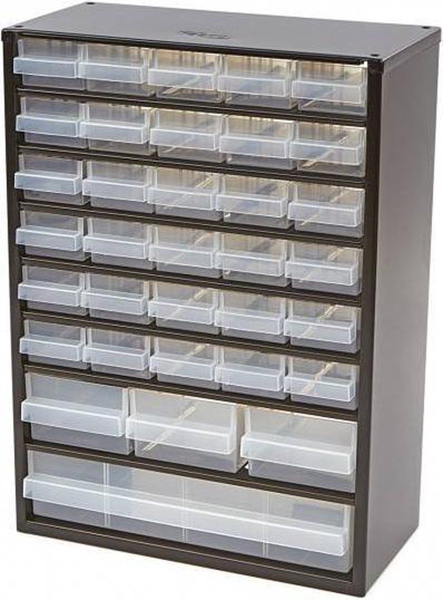 Raaco Ladekast Met 34 Laden C9-34 - Zwart