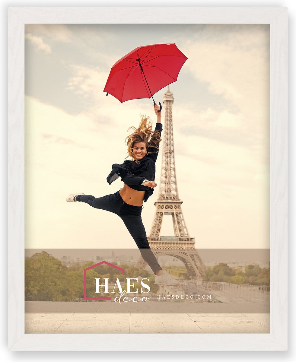 HAES deco - Houten Fotolijst Paris 40x50 - Sp001403 - Wit