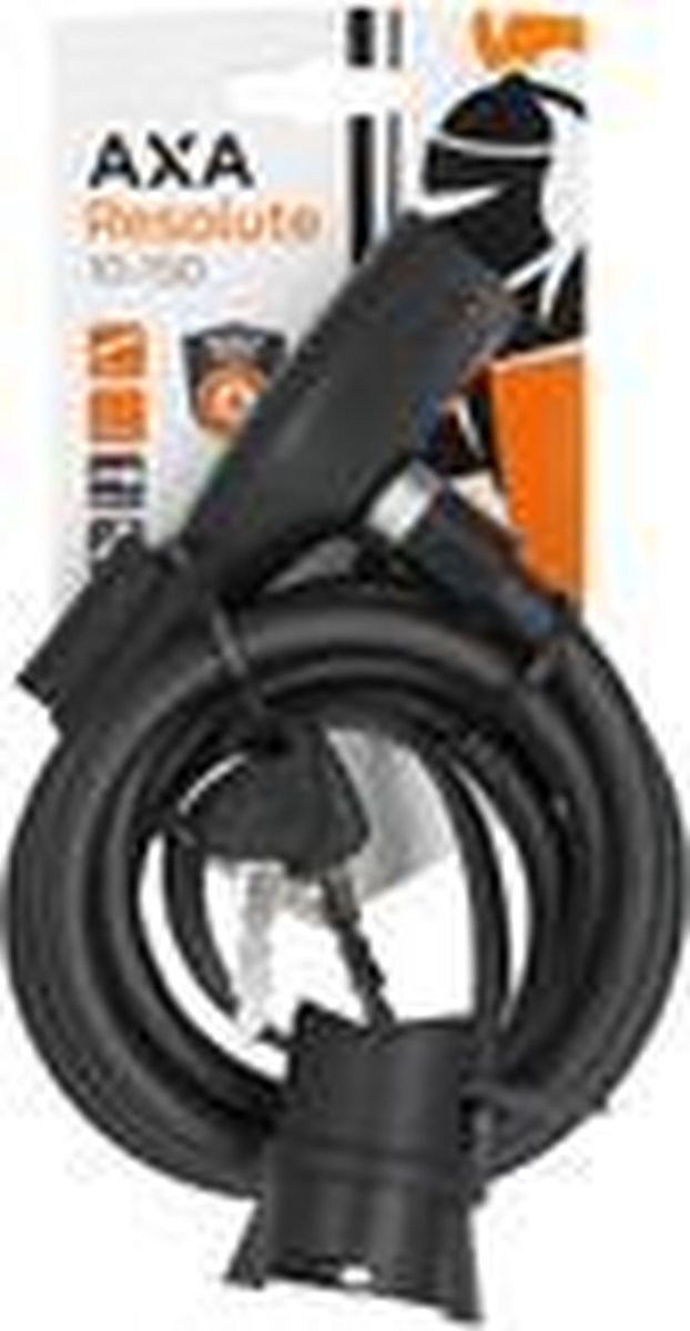 AXA Kabelslot Resolute 10-150- Ø10 / 1500 Mm - Zwart