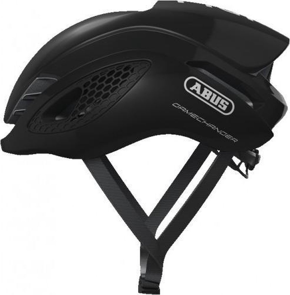 Abus Helm Airbreaker Shiny Black Racefietshelm - Zwart