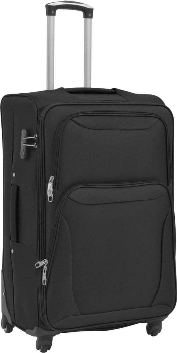 Vidaxl Trolleyset 3-delig - Zwart