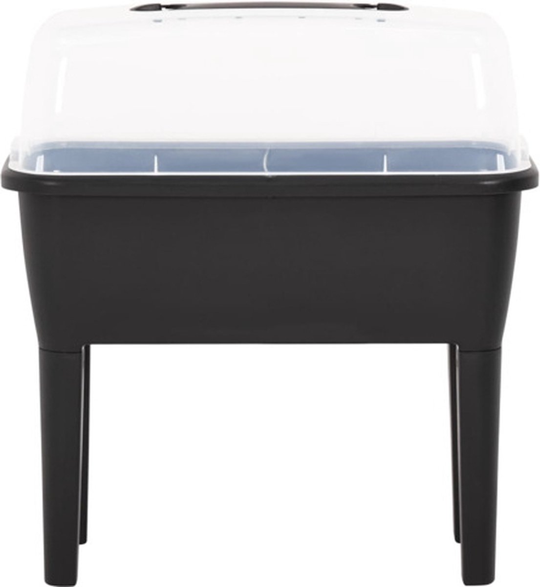 Vidaxl Plantenbak Verhoogd 77x38,7x82 Cm Pp - Grijs