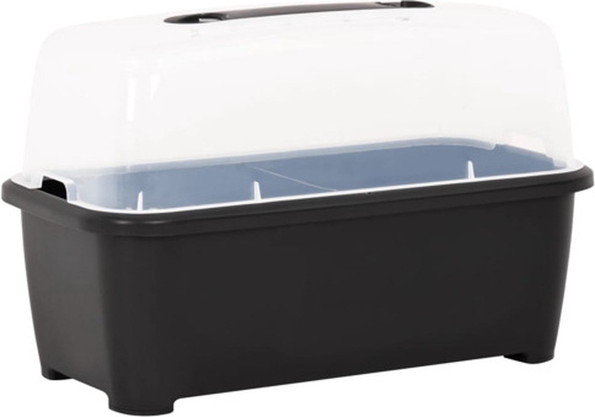 Vidaxl Plantenbak Verhoogd 77x38,7x82 Cm Pp - Grijs