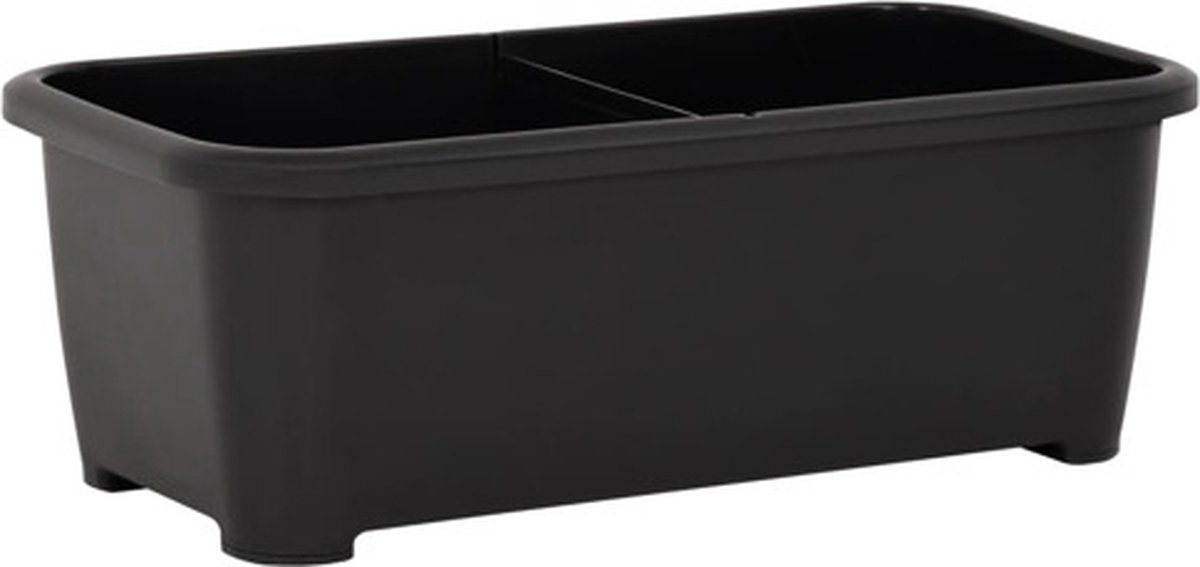 Vidaxl Plantenbak Verhoogd 77x38,7x82 Cm Pp - Grijs