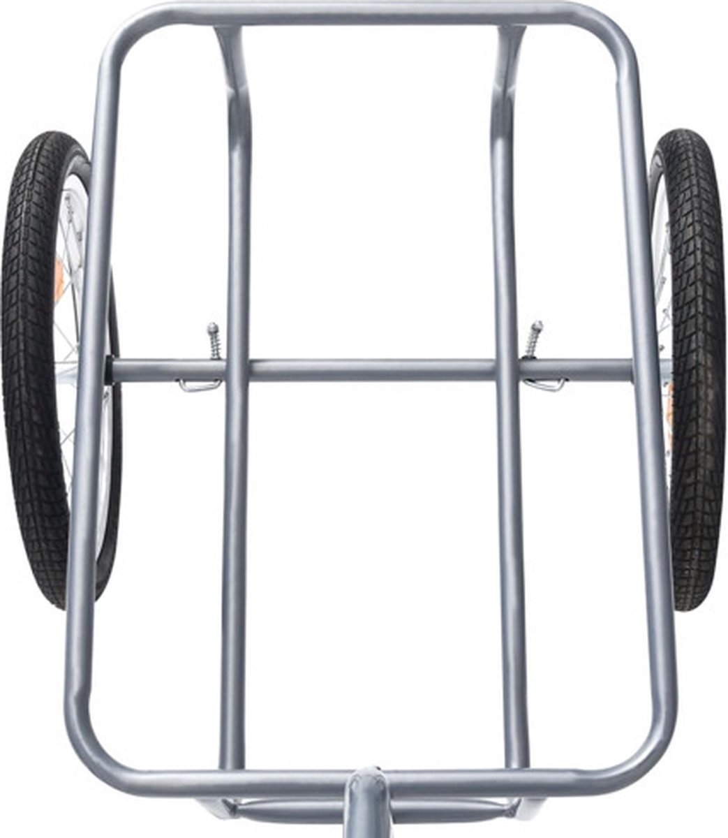 Vidaxl Fietskar Met Inklapbare Transportbox 50 L 150 Kg - Zwart