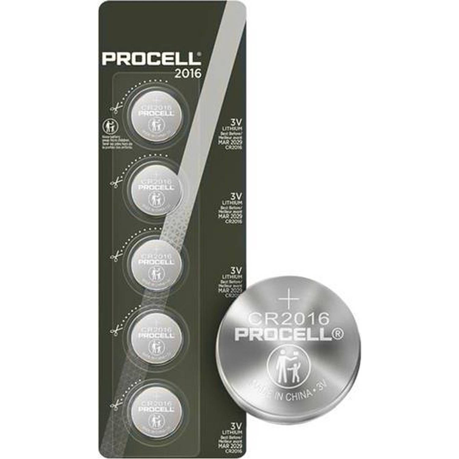 Duracell Procell Cr2016 Blister 5