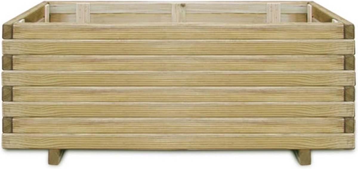 Vidaxl Plantenbak Rechthoekig 100x50x40 Cm Fsc Hout - Bruin