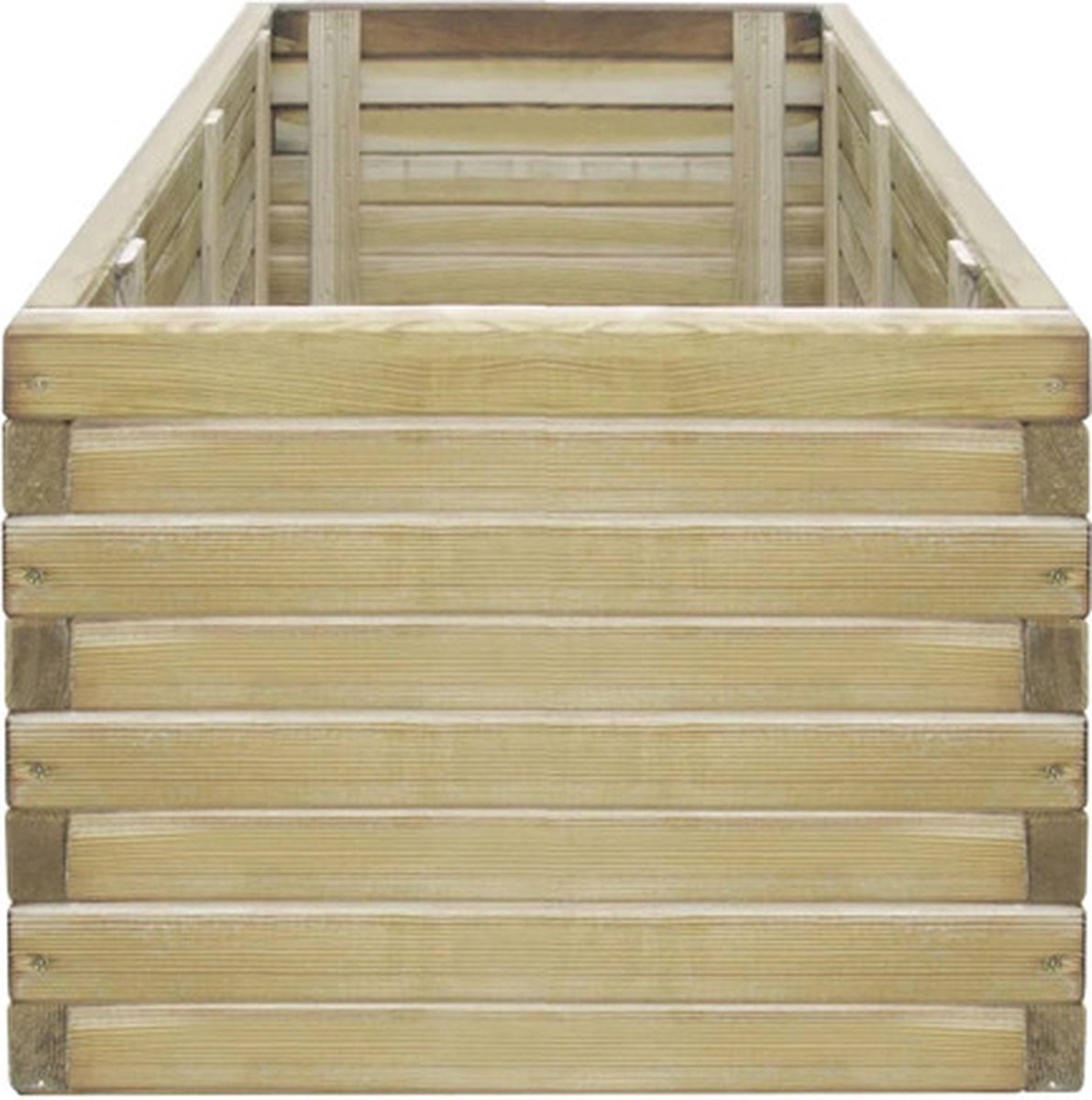 Vidaxl Plantenbak Rechthoekig 100x50x40 Cm Fsc Hout - Bruin