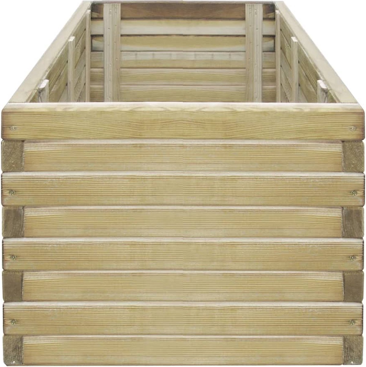 Vidaxl Plantenbak Rechthoekig 100x50x40 Cm Fsc Hout - Bruin