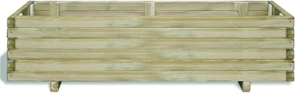 Vidaxl Plantenbak Rechthoekig 120x40x30 Cm Fsc Hout - Bruin