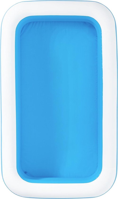 Bestway Familie Zwembad 54150 - Opblaasbad - 305 X 183 X 46 Cm - Extra Brede Zijwanden - 3+ - Blauw