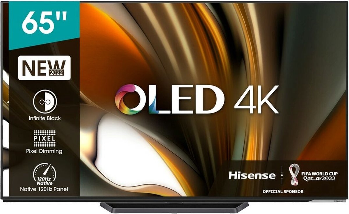 Hisense TV OLED - 65A85H, 65 pulgadas,4K,IA, HDR10+, Dolby Vision