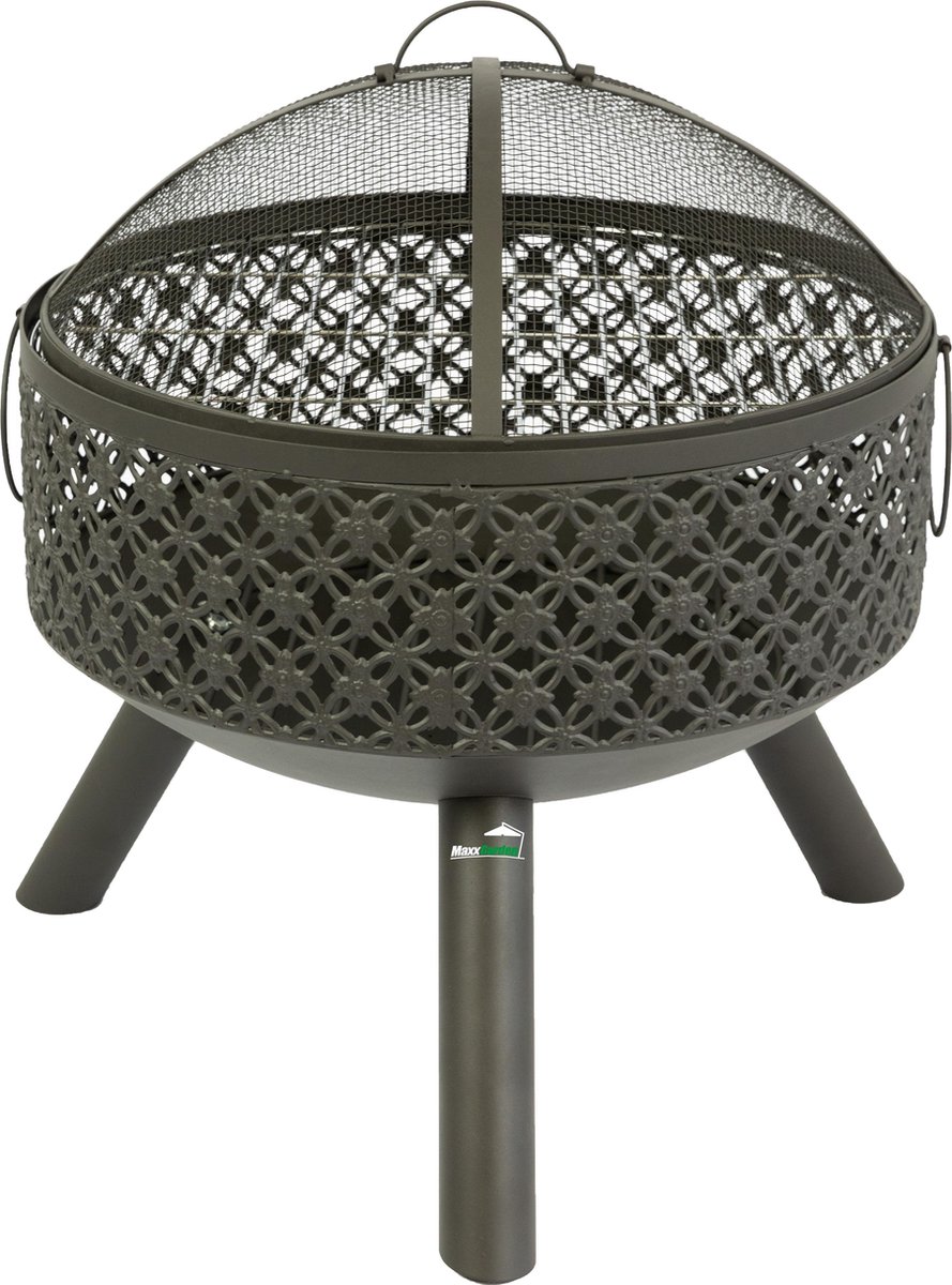 MaxxGarden Vuurkorf/barbecue Ø 52 Cm - Zwart