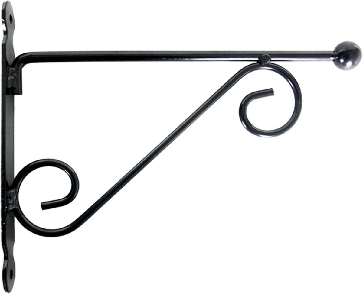 Hanging Basket 25 Cm Met Metalen Muurhaak En Kokos Inlegvel - Plantenbakken - Groen