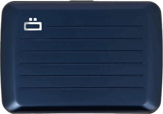 Ögon Designs Pasjeshouder Rfid 10,9 X 7,6 Cm Aluminium Navy - Blauw