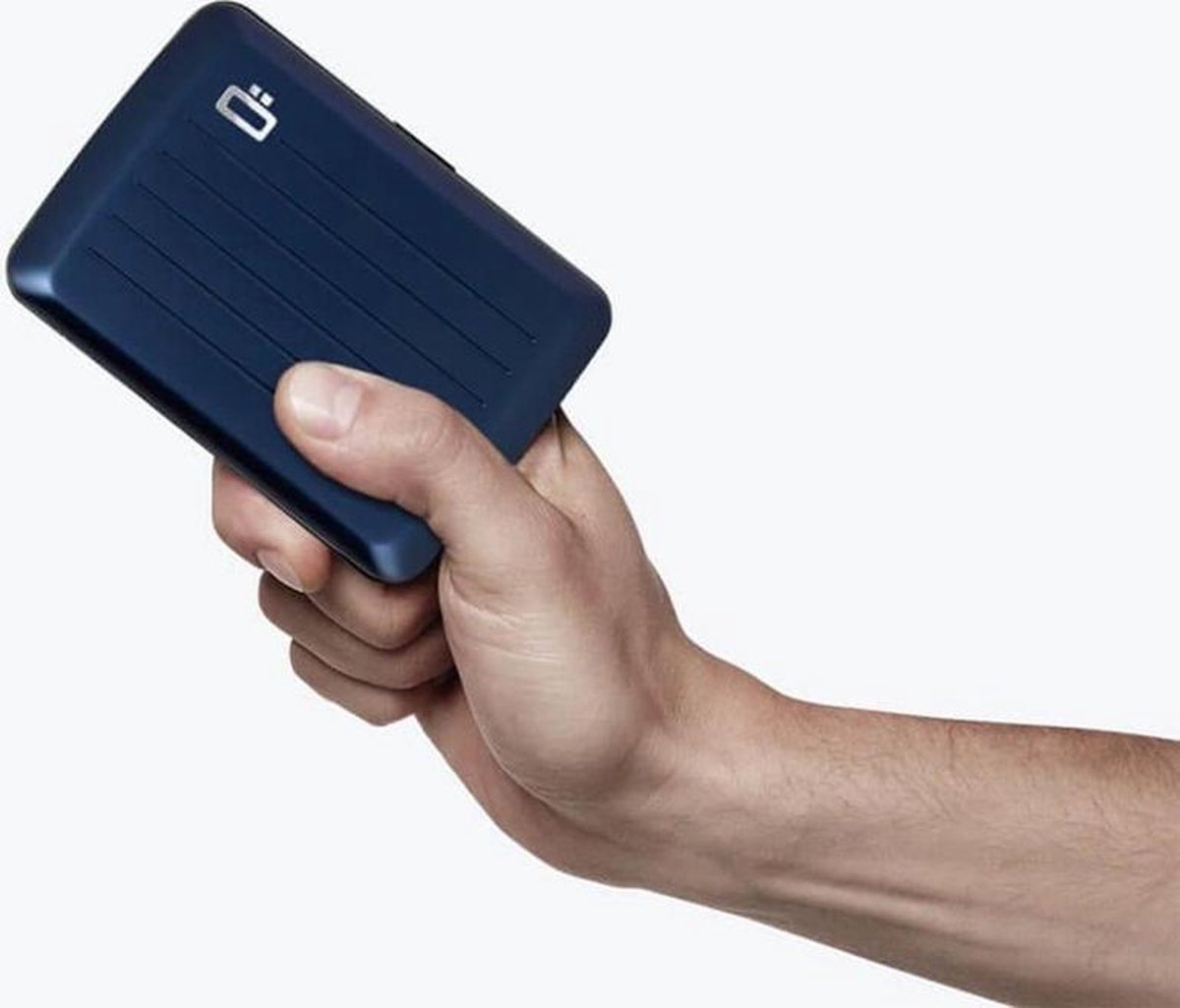 Ögon Designs Pasjeshouder Rfid 10,9 X 7,6 Cm Aluminium Navy - Blauw