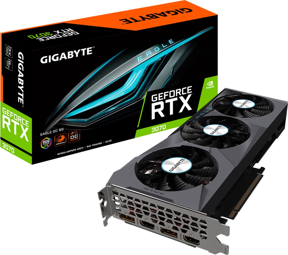 Gigabyte GeForce RTX 3070 EAGLE OC 8G LHR