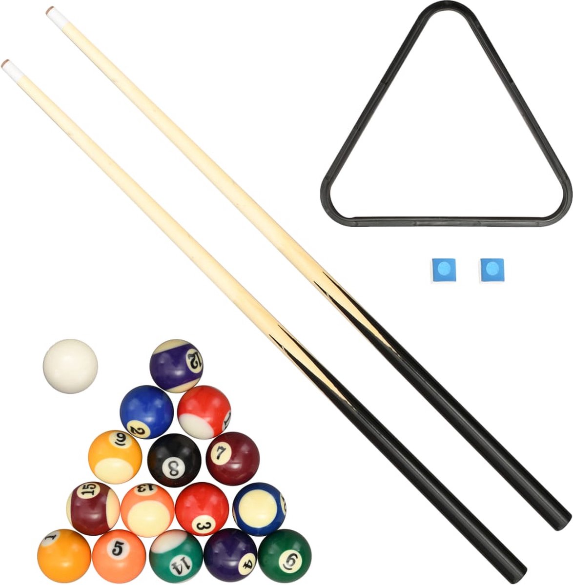 Vidaxl Minipooltafel 3 Feet 92x52x19 Cm En Groen - Bruin