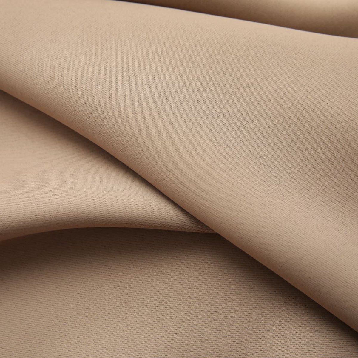 Vidaxl Gordijnen Verduisterend Met Haken 2 St 140x245 Cm Taupe - Bruin