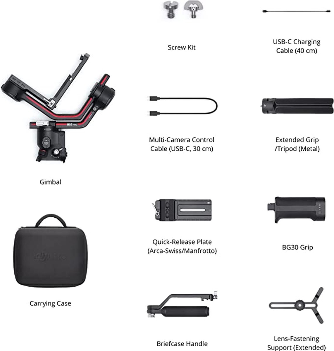 DJI RS 3 Pro - Zwart