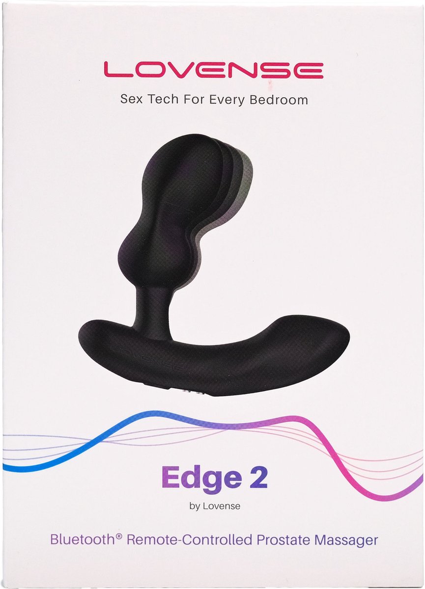 Lovense Edge 2 Verstelbare Prostaatvibrator - Zwart