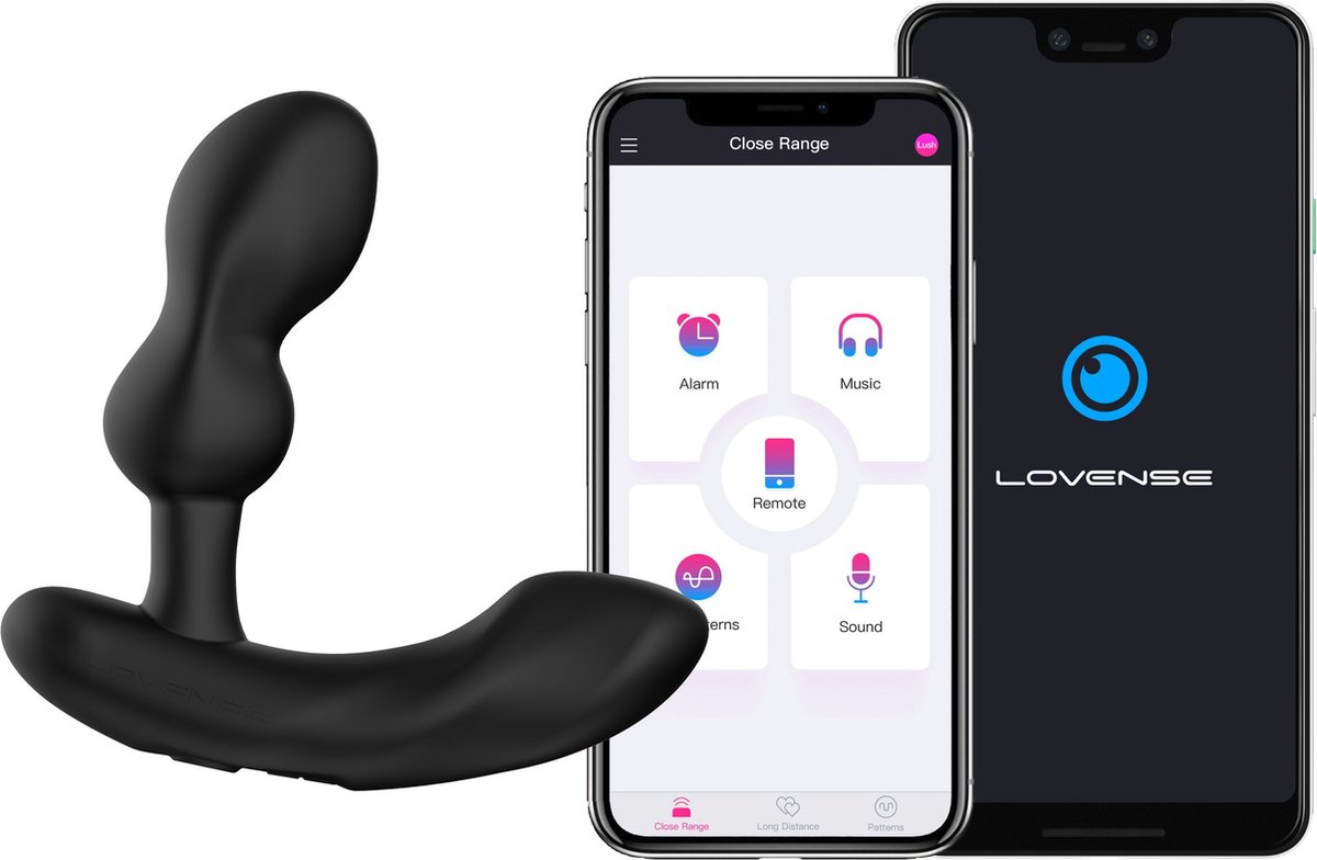 Lovense Edge 2 Verstelbare Prostaatvibrator - Zwart