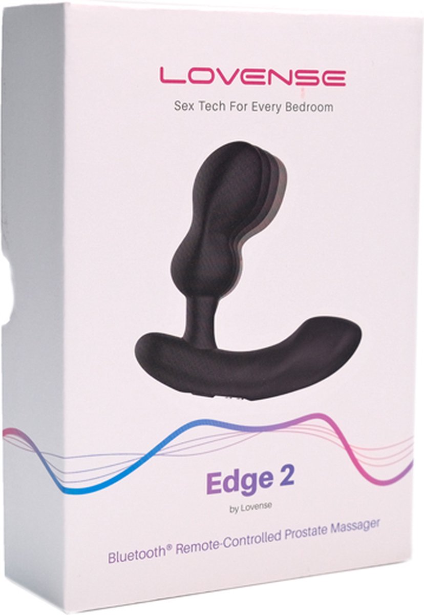 Lovense Edge 2 Verstelbare Prostaatvibrator - Zwart