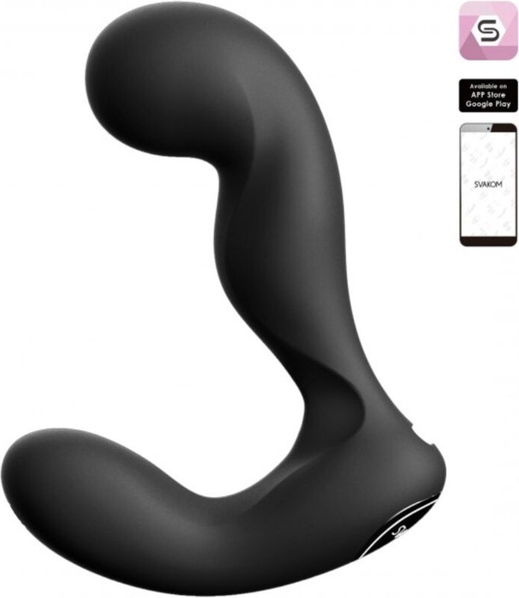 SVAKOM Iker App-gestuurde Prostaat-en Perineumvibrator - Zwart