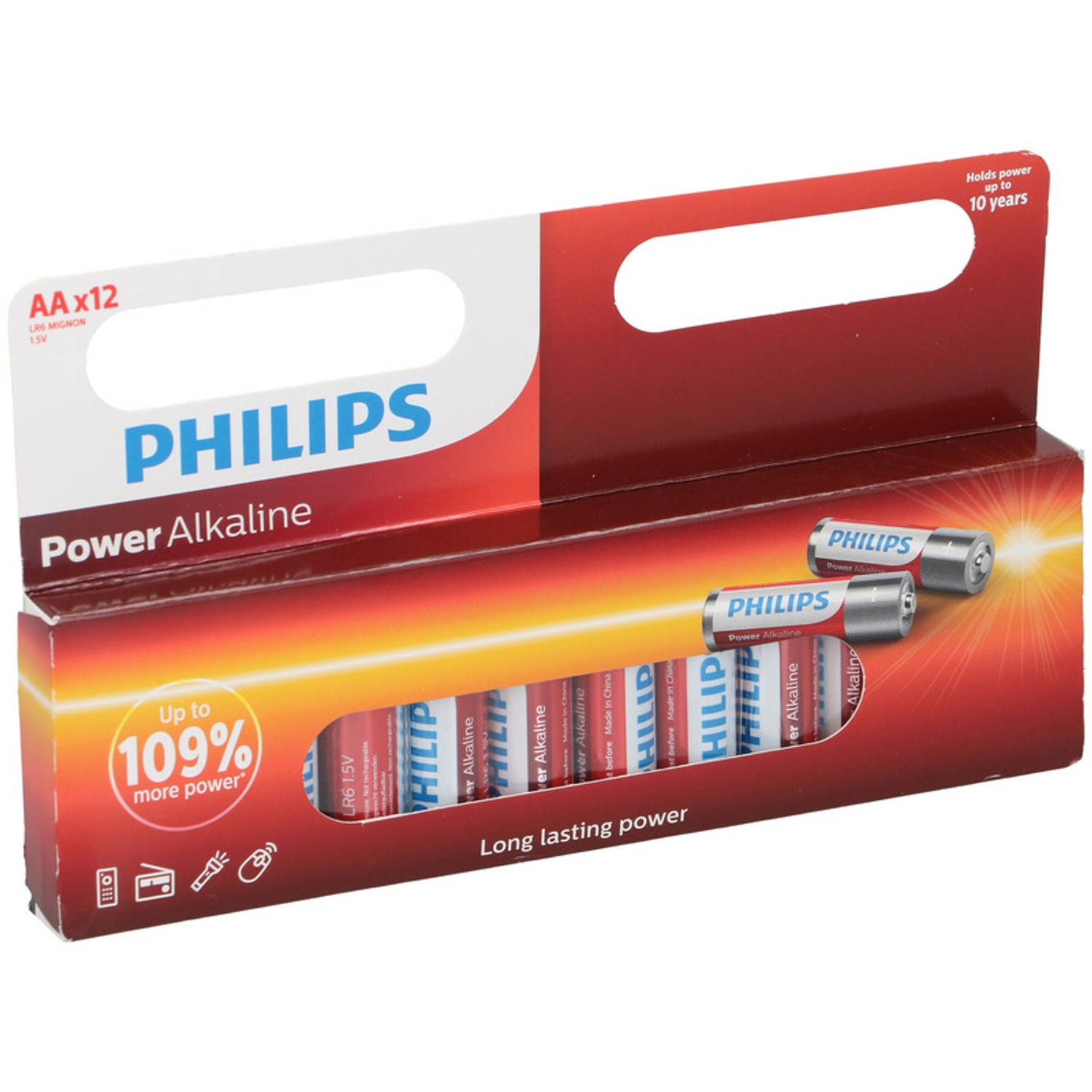 Philips 36x Aa Batterijen Power 1.5 V - Lr6 - Alkaline - Batterij / Accu