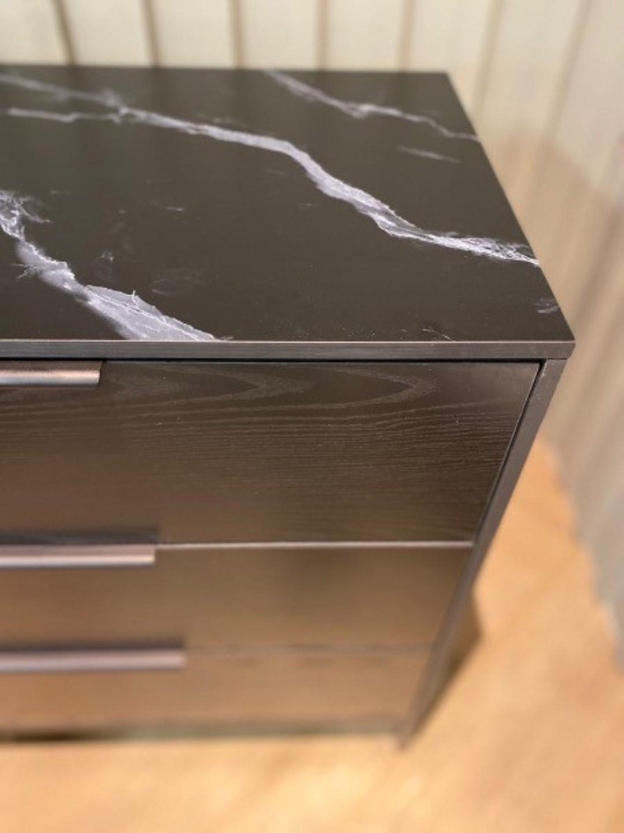 Cabino Commode Marble - Zwart