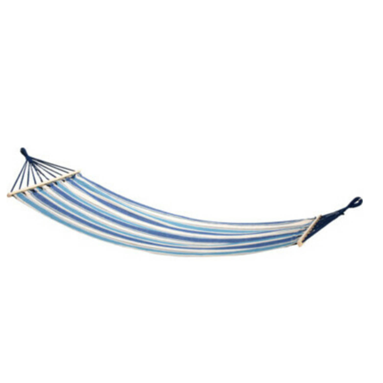 Generic Hangmat - 200 X 80cm - Blauw/ Gestreept - Wit