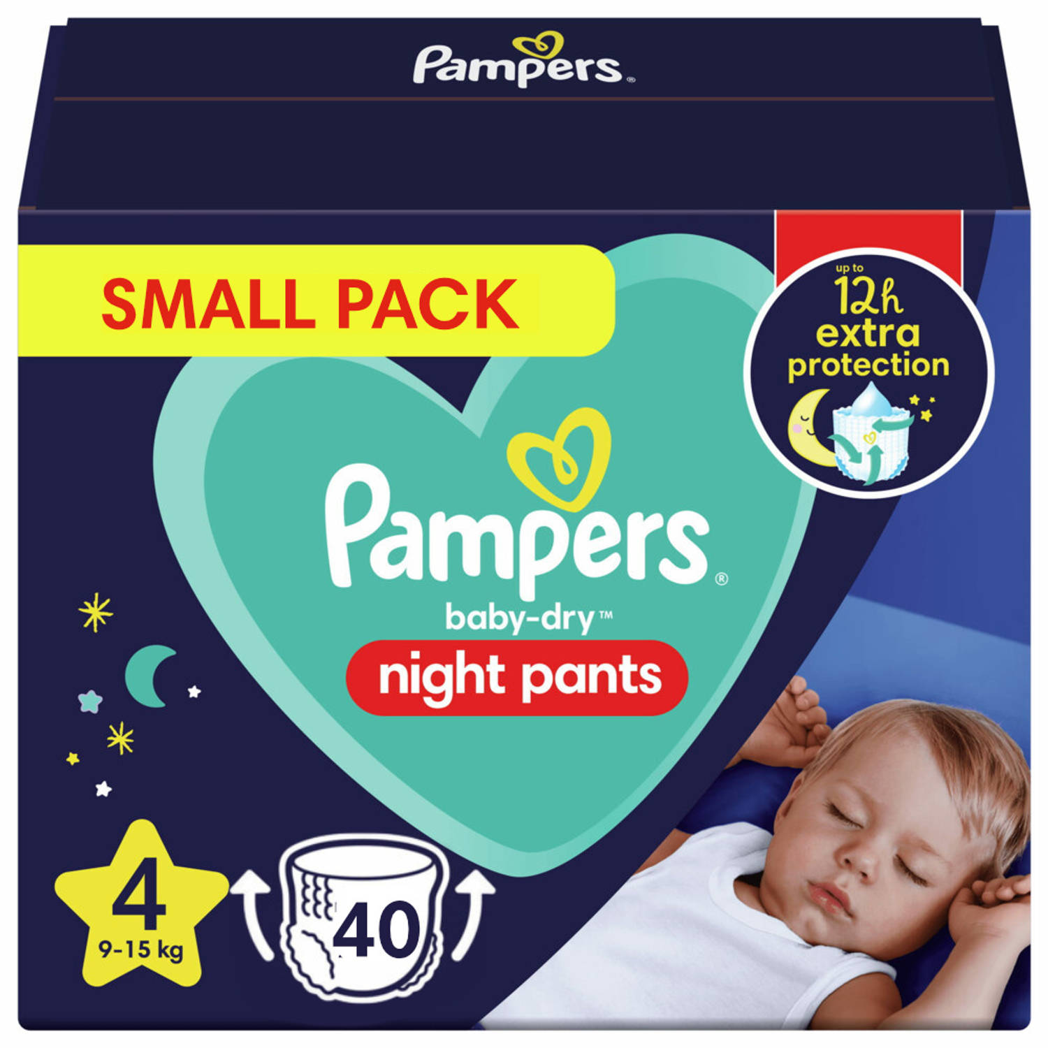 Pampers - Night Pants - Maat 4 - Small Pack - 40 Luierbroekjes