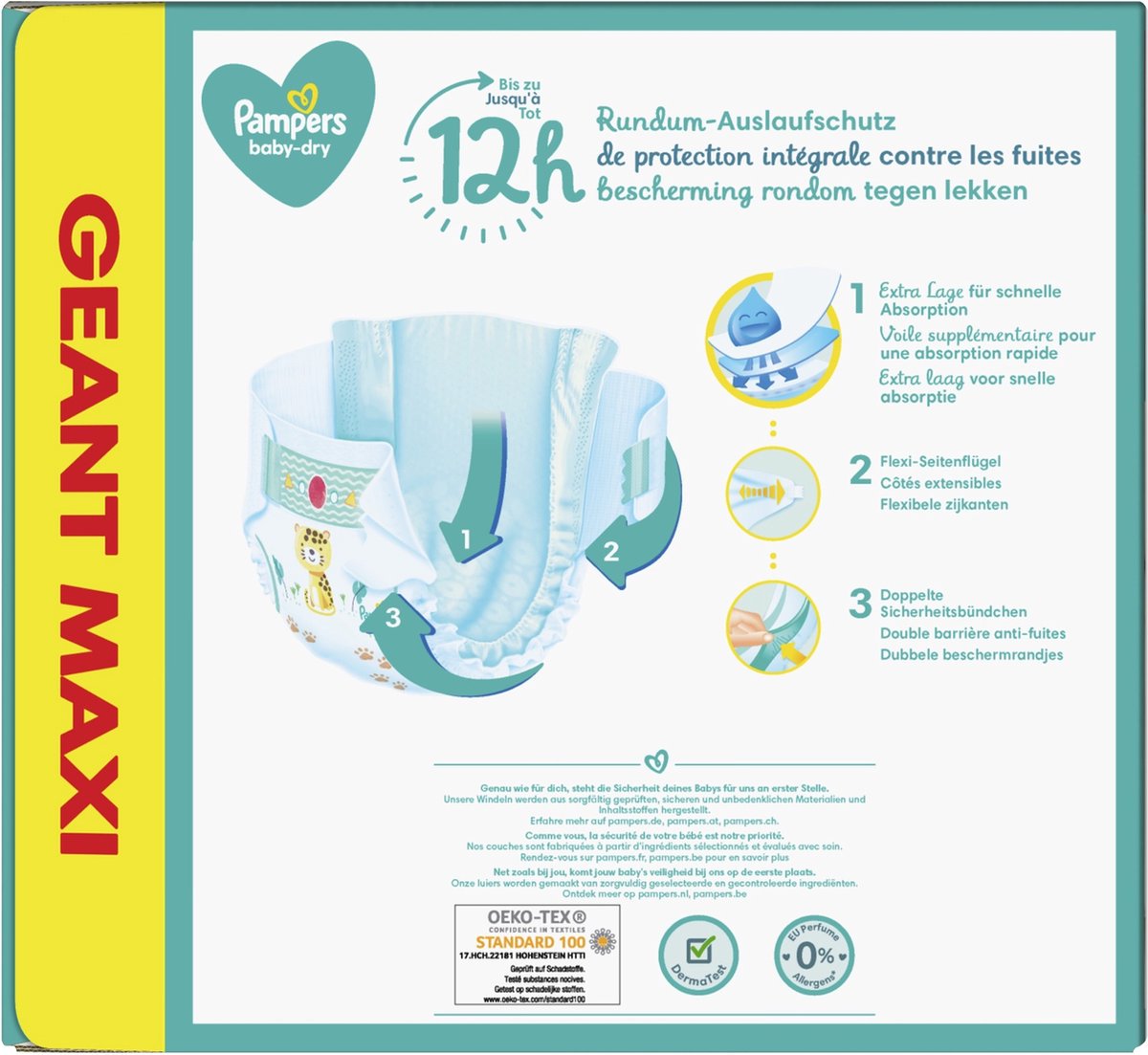 Pampers - Baby Dry - Maat 4 - Mega Pack - 94 Luiers