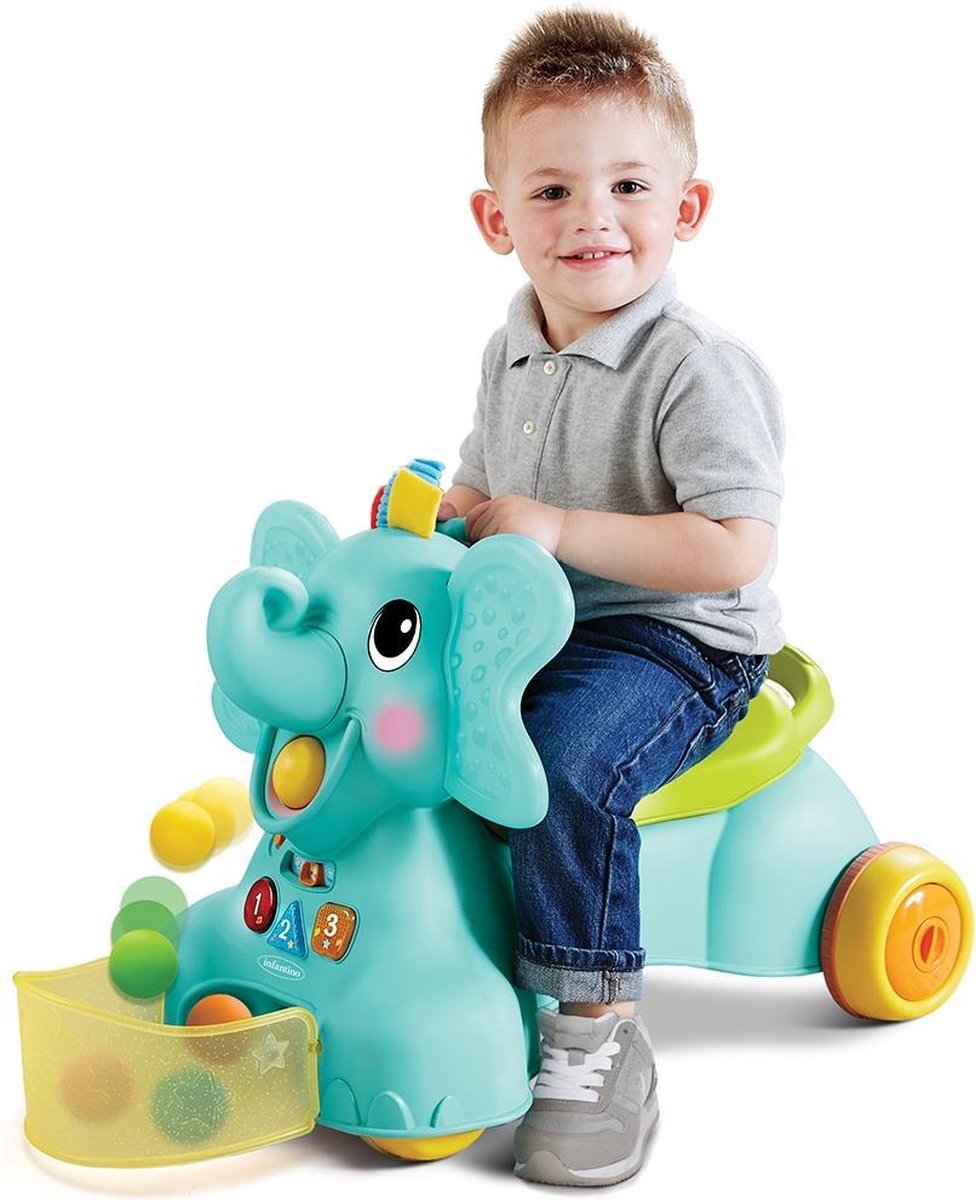 Infantino Looptrainer Large 3 In 1 Ride On Elephant