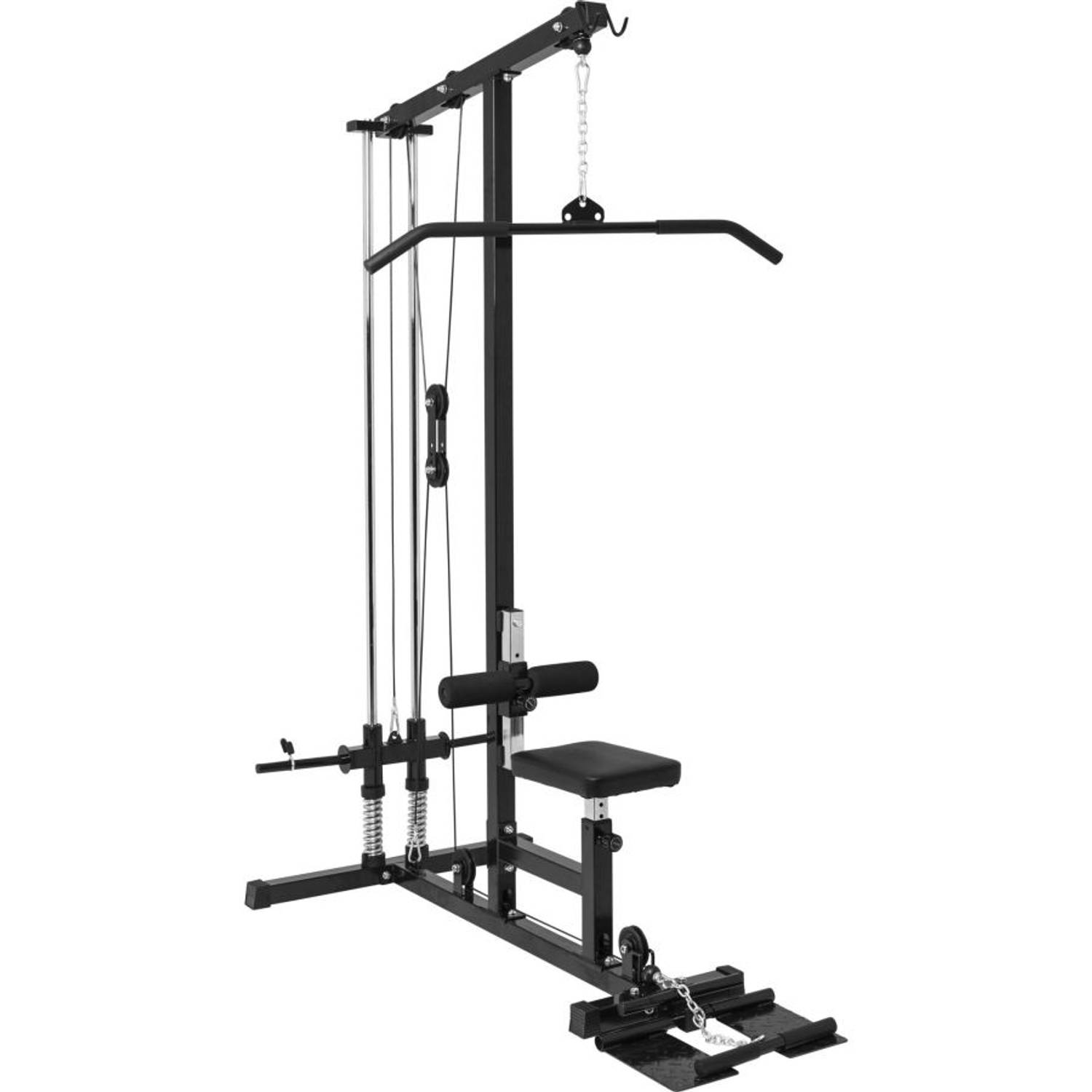 Gorilla Sports Lat Pulley Machine Verstelbaar Belastbaar Tot 120 Kg