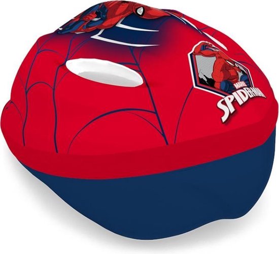 Marvel Kinderhelm Spiderman Jongens Maat 52-56 - Rood