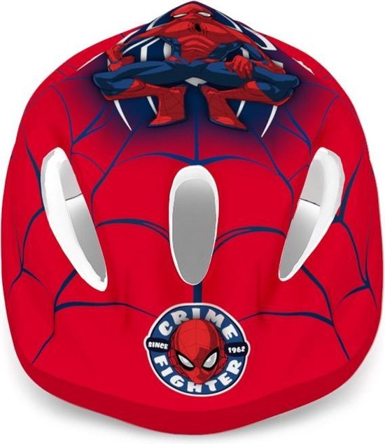 Marvel Kinderhelm Spiderman Jongens Maat 52-56 - Rood