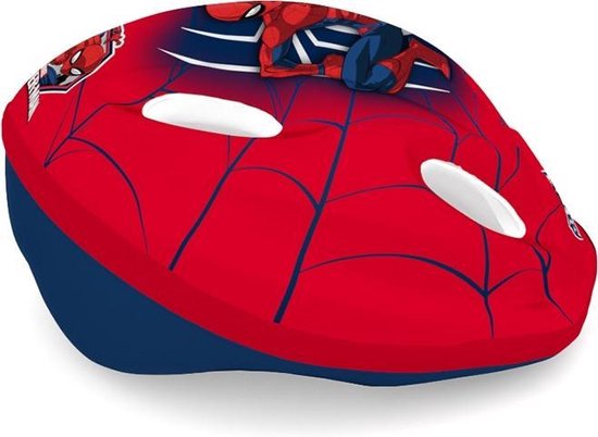 Marvel Kinderhelm Spiderman Jongens Maat 52-56 - Rood