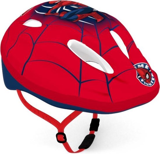 Marvel Kinderhelm Spiderman Jongens Maat 52-56 - Rood