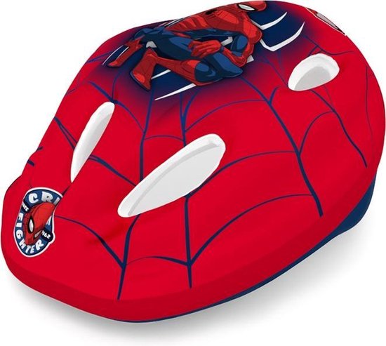 Marvel Kinderhelm Spiderman Jongens Maat 52-56 - Rood