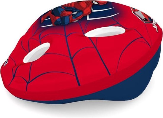 Marvel Kinderhelm Spiderman Jongens Maat 52-56 - Rood