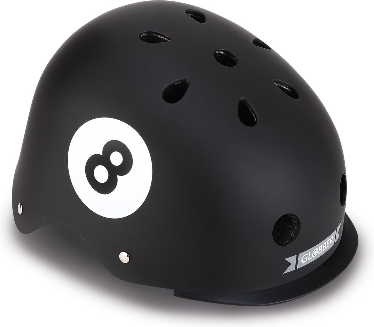 Globber Helm Elite Lights Maat 48/53 Cm - Zwart