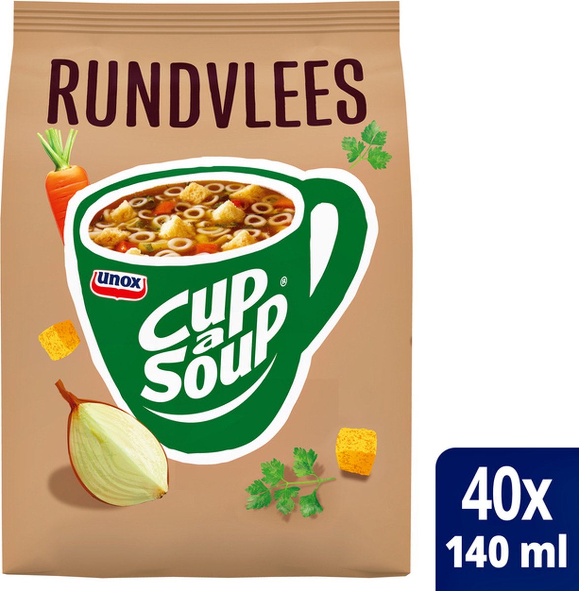 Cup A Soup Cup-a-Soup - Rundvlees voor Automaat - 40x 140ml