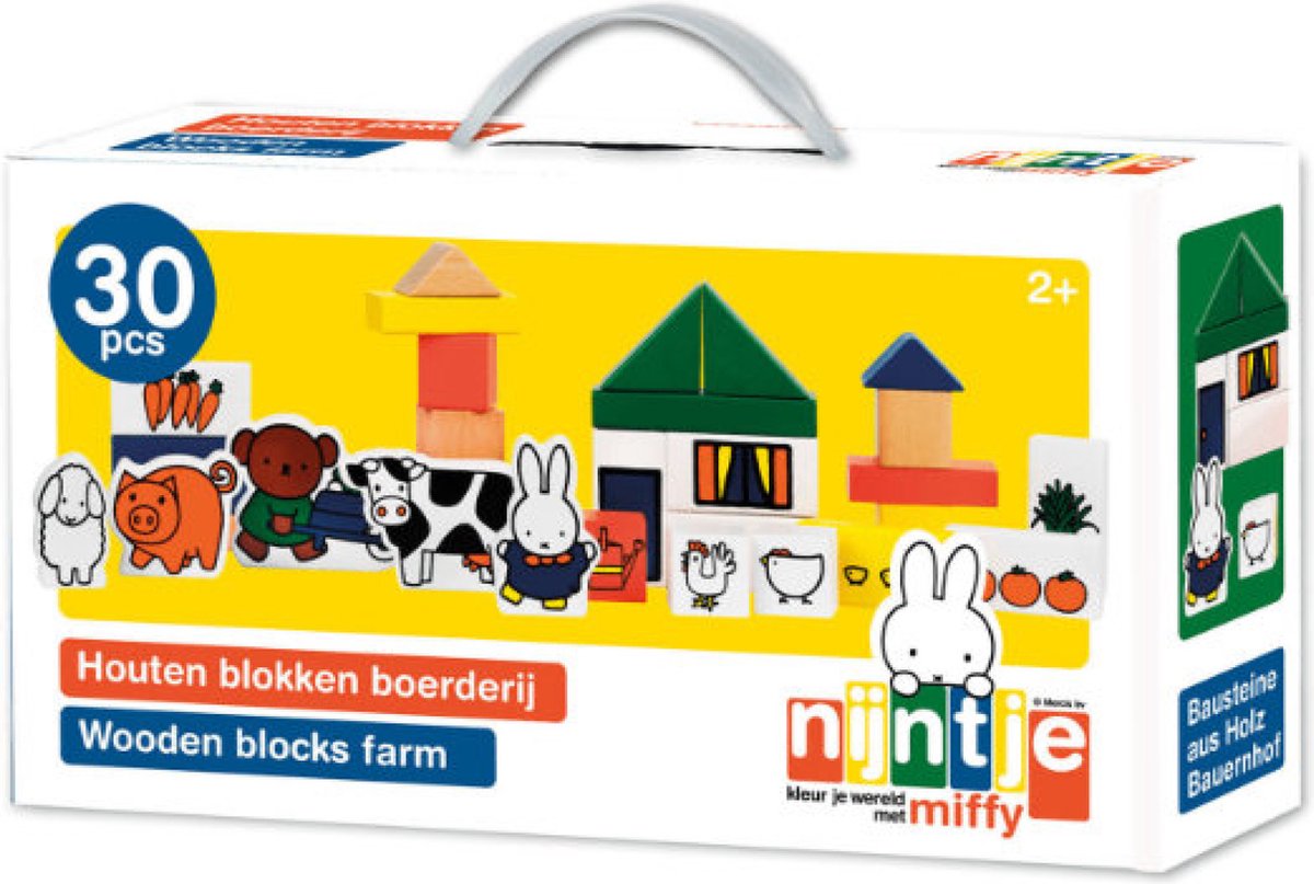 Nijntje Blokken Boerderij Hout