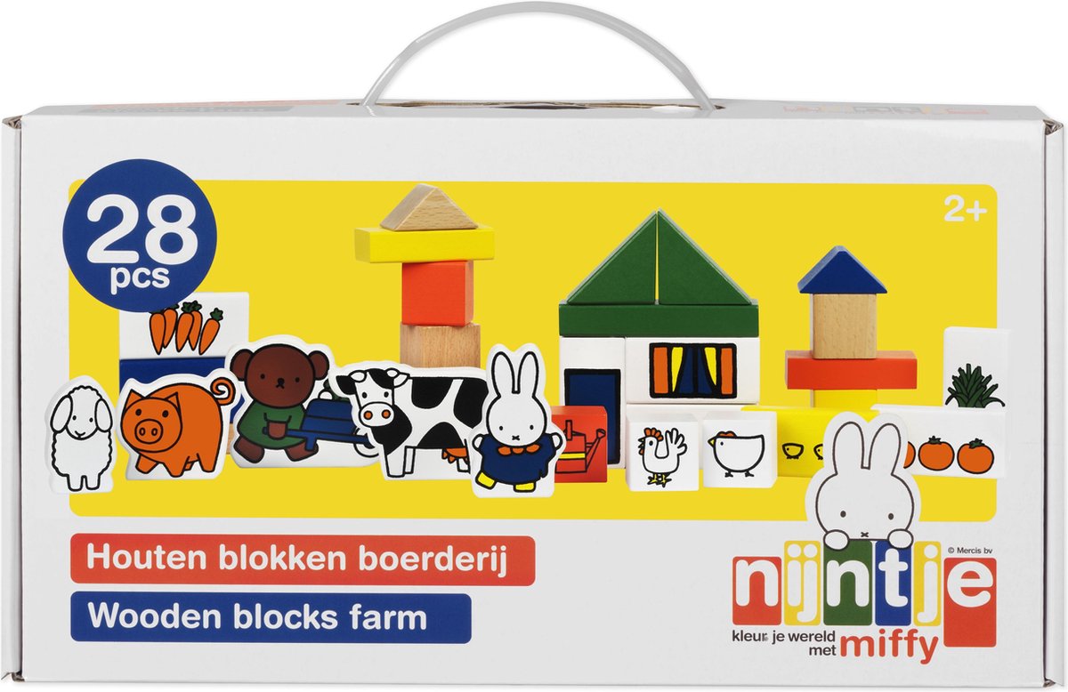 Nijntje Blokken Boerderij Hout