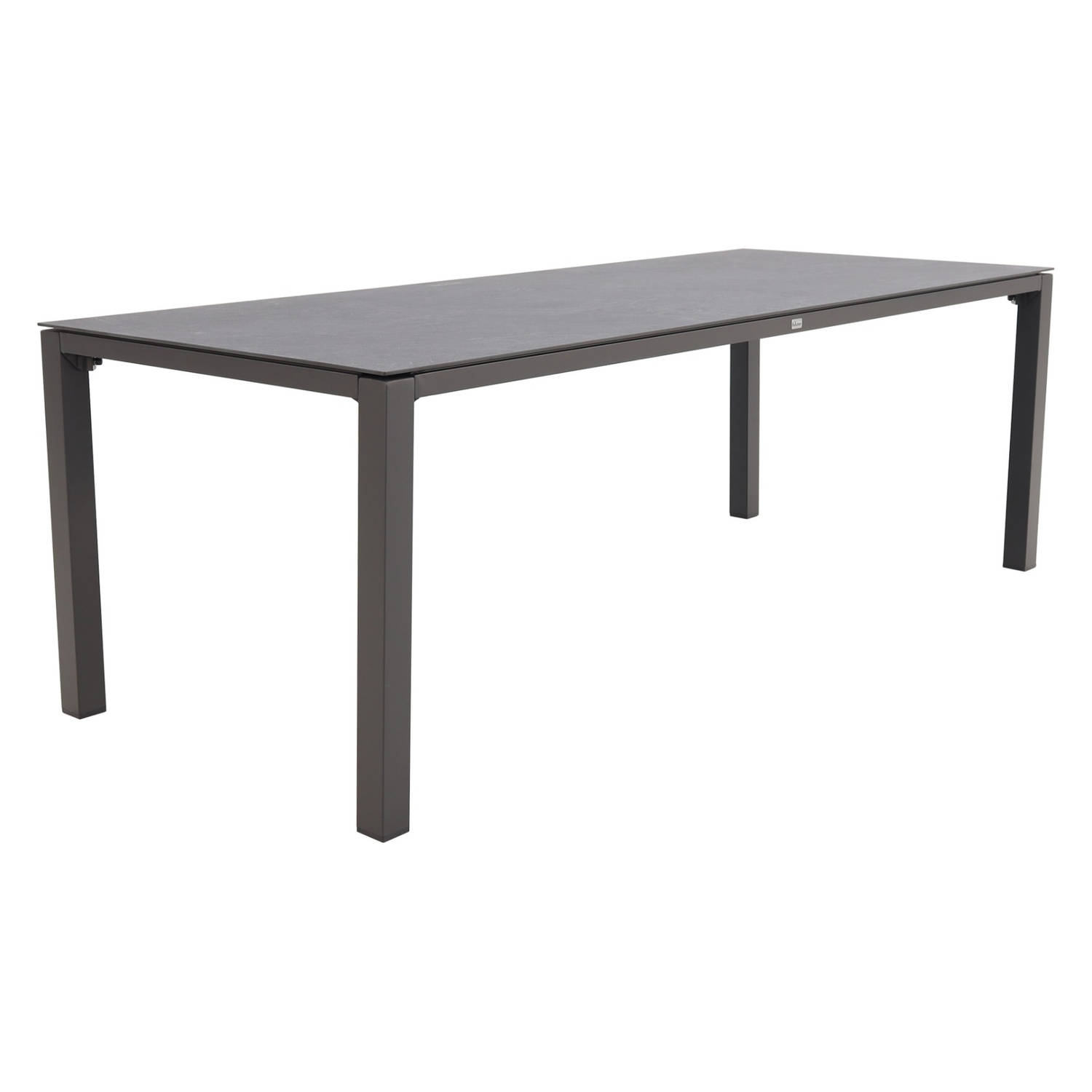 Lucca Dark Grey/stoneo 220 Cm. Tuinset - 7-delig - Grijs