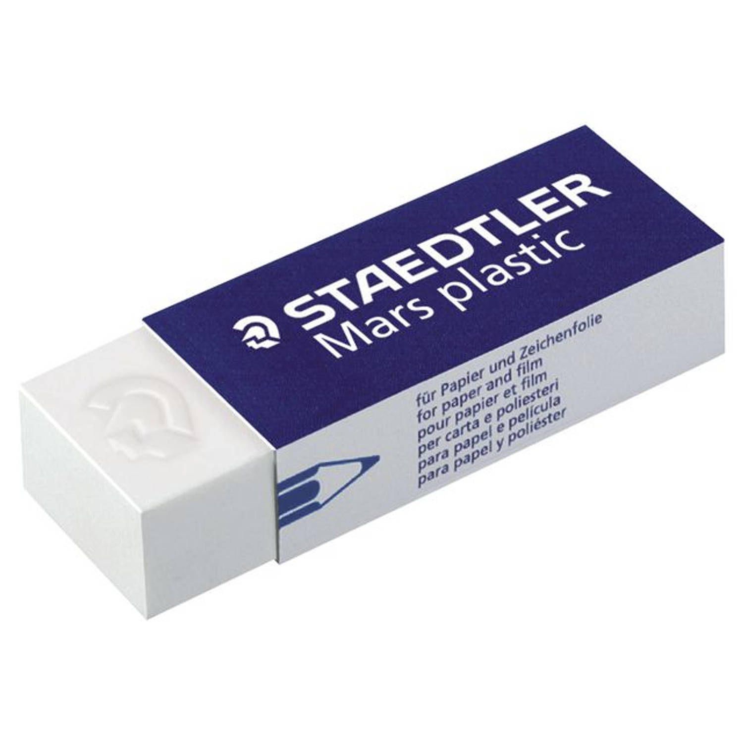 Staedtler Gum Mars Pp 65x23x13/bs 4 - Wit