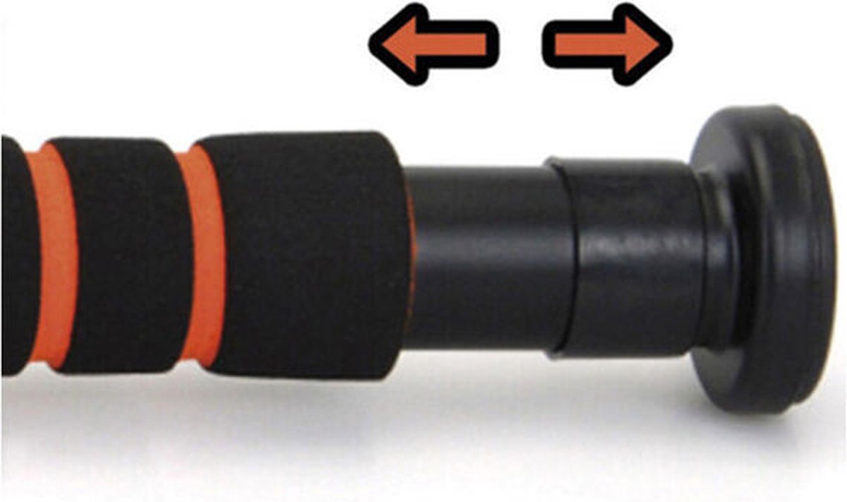 XQ Max Deuroptrekstang Uitschuifbaar 63-95 Cm - Zwart